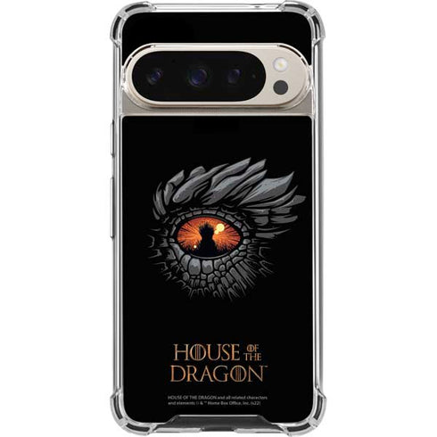 HBO House of the Dragon Burning Dragon Pixel 9/9 Pro Clear Case